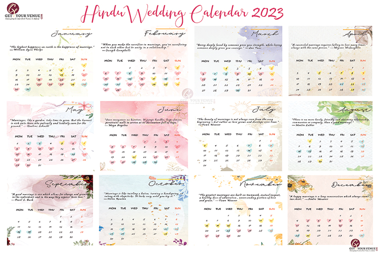 the-best-hindu-marriage-dates-wedding-calendar-2023-are-here-block-your-dates-now