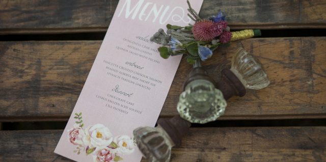 tips to decide a menu for wedding