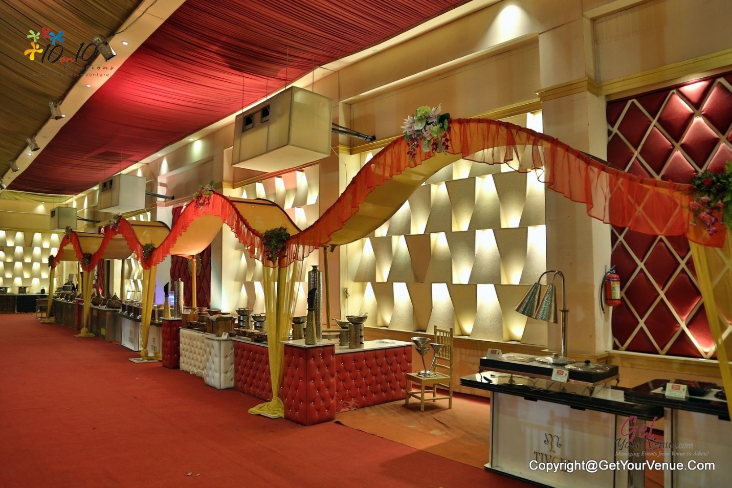 Catering arrangement- Tivoli Pushpanjali