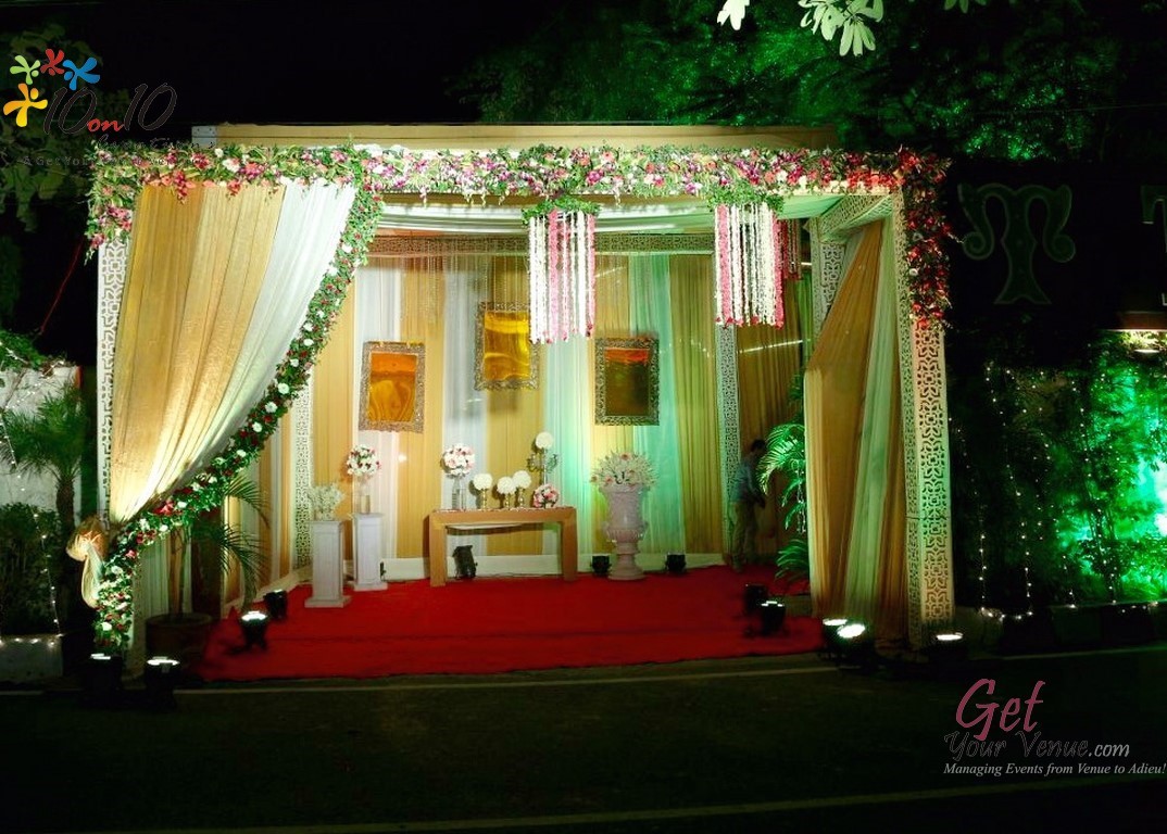 Tivoli pushpanjali wedding decor