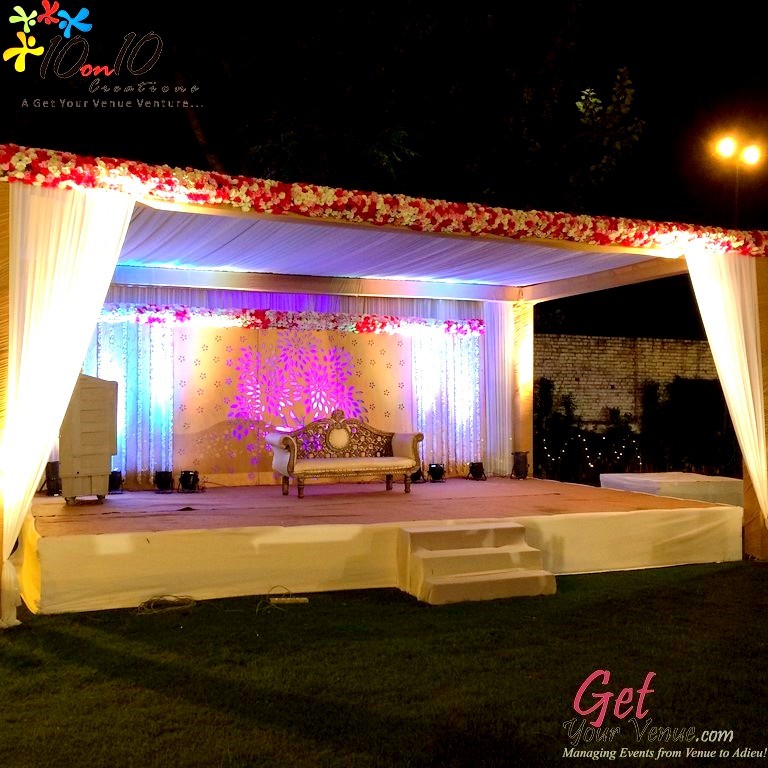 Wedding Stage- Tivoli Pushpanjali