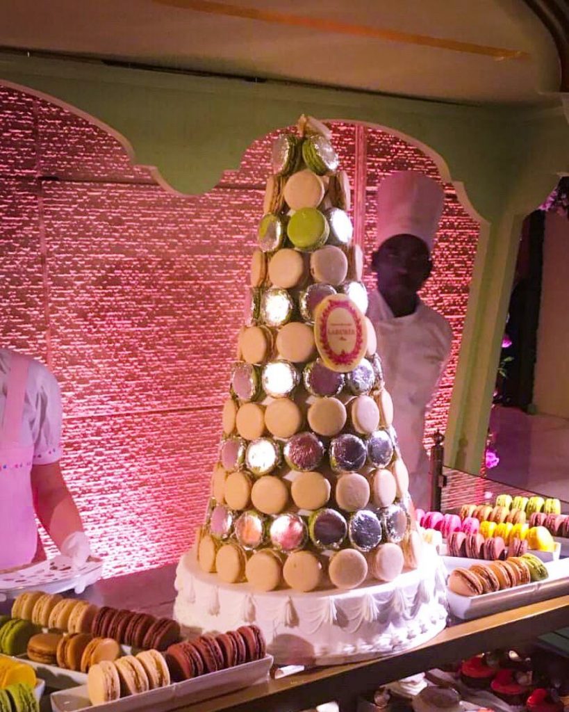 french macarons in akash ambani engagement