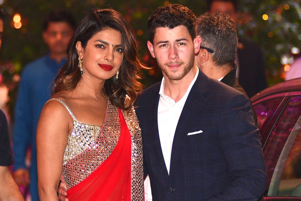 Priyanka Chopra Nick Jonas at Akash Ambani's Engagement