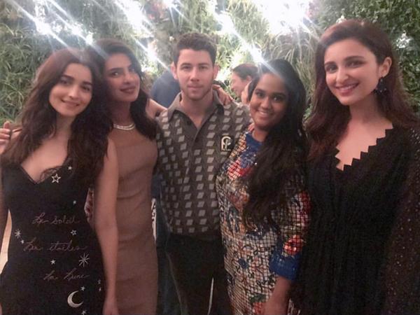 Priyanka Chopra Nick Jonas Engagement Guest Group Photo