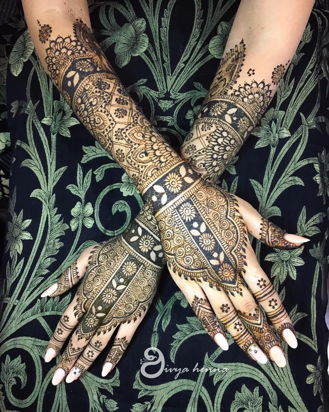 Full Hand Mehndi Design 3