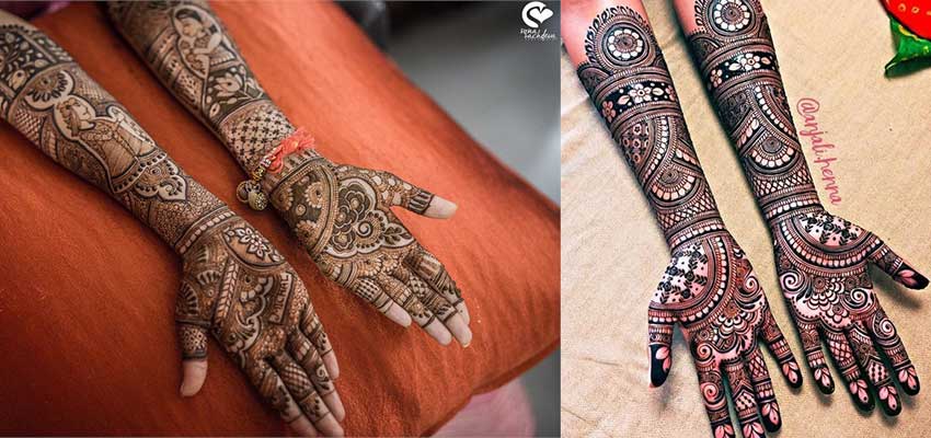 Inspiring Full-Hand Traditional Mehndi Designs For The Bride-To-Be |  HerZindagi