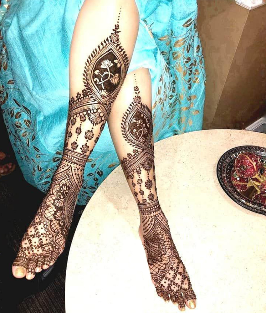 Feet Mehndi Designs 3