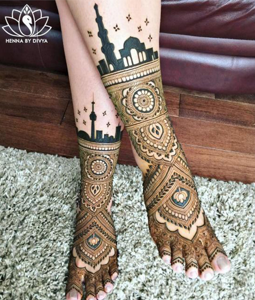 Feet Mehndi Designs 5