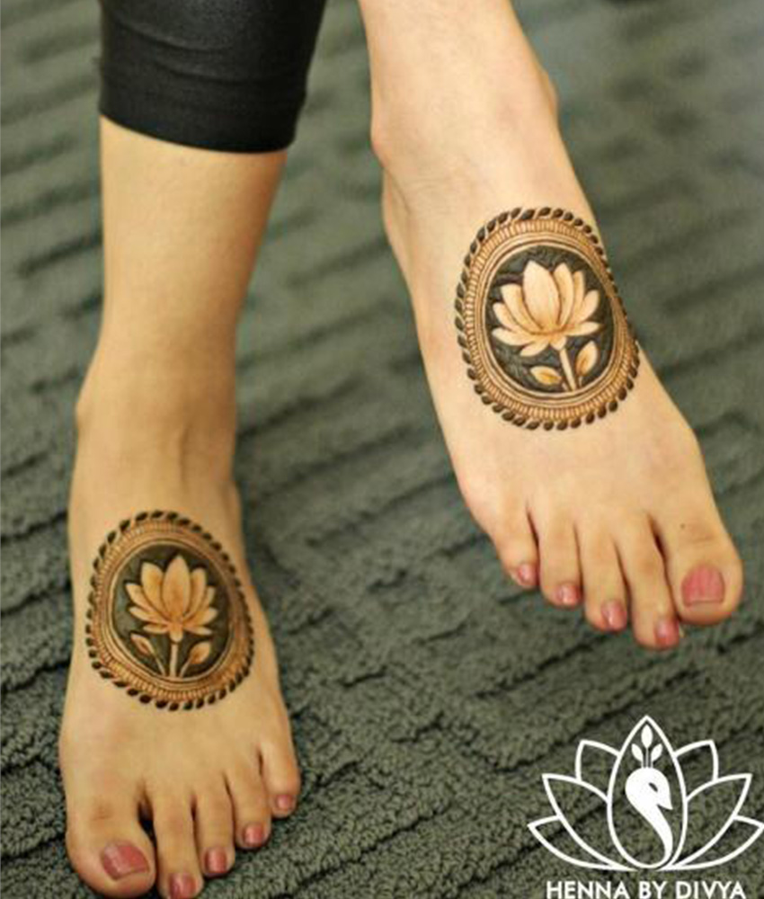 Feet Mehndi Designs 7