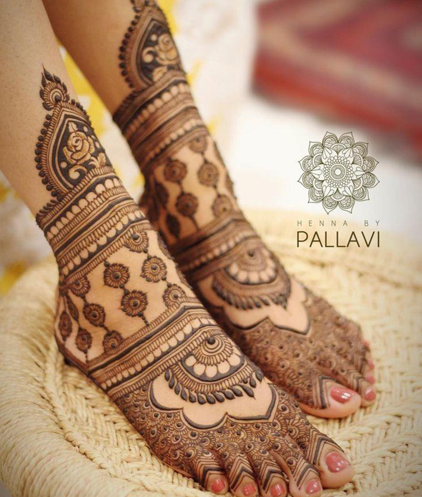 Feet Mehndi Designs 9