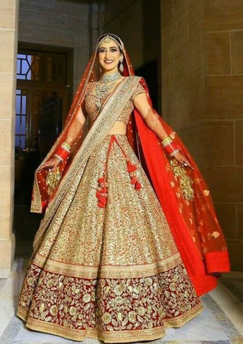 Designer Lehenga Choli Online Shopping - Bridal Lehenga