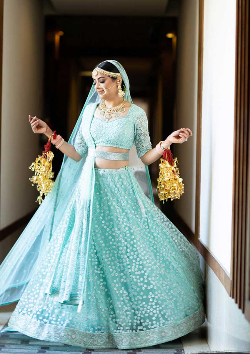 Simple lehenga designs outlet for wedding