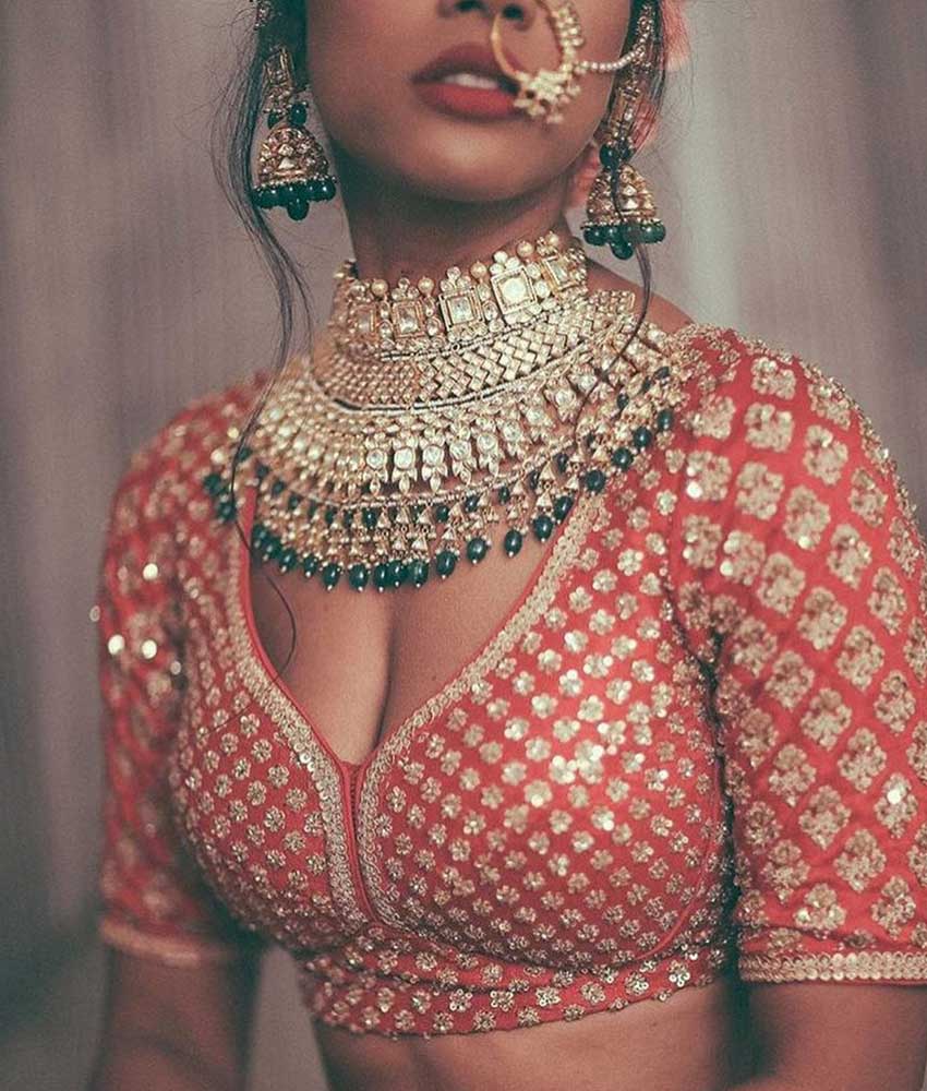 Bridal Trousseau Choker Designs 15