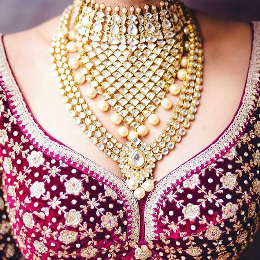 Bridal Trousseau Choker Designs 19