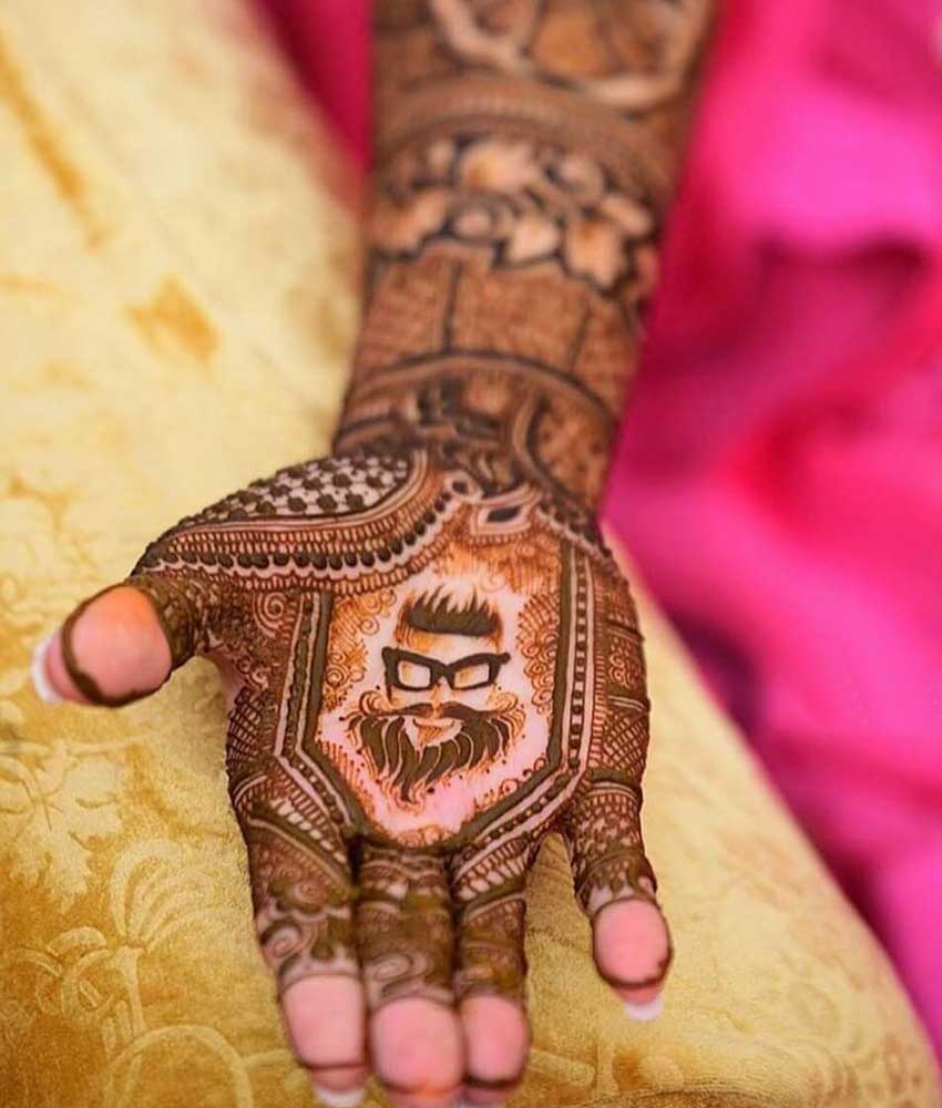 Personalized Mehndi Design 7