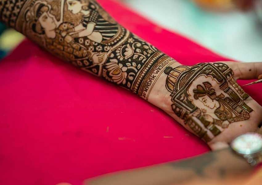 Personalized Mehndi Design 8