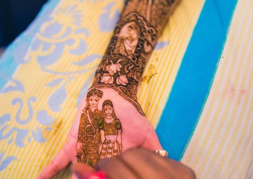 Personalized Mehndi Design 19