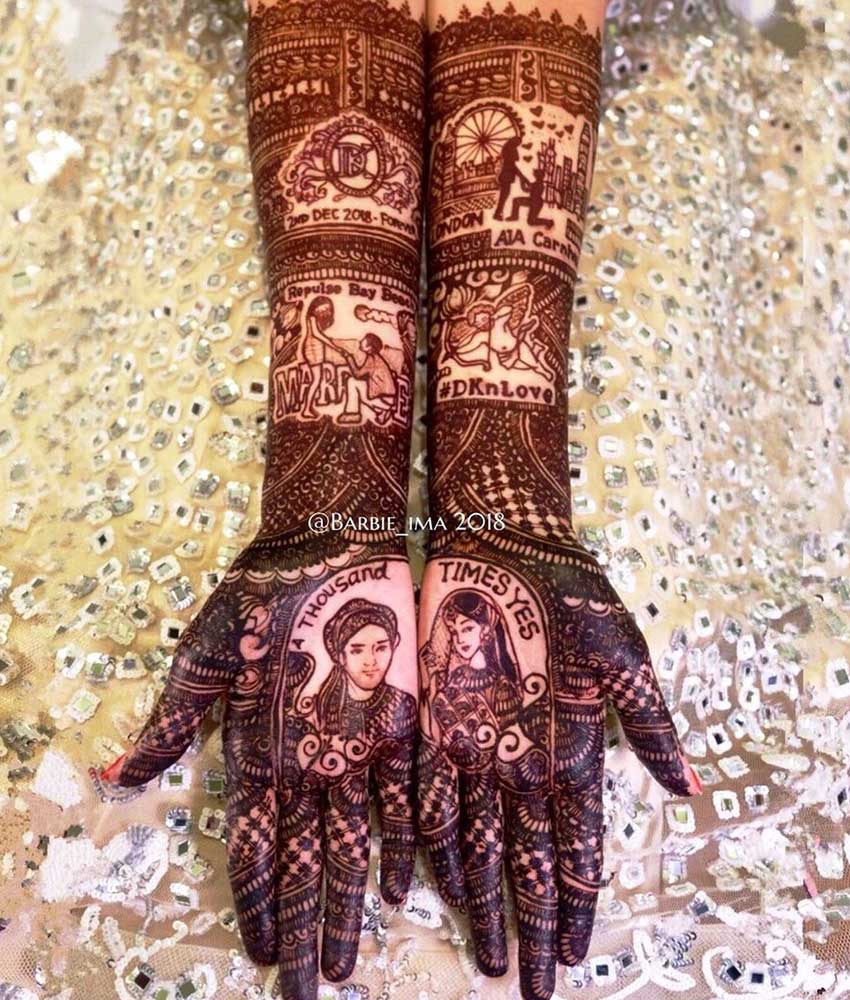 mehndi designs Images • Barbie doll (@anjum323) on ShareChat