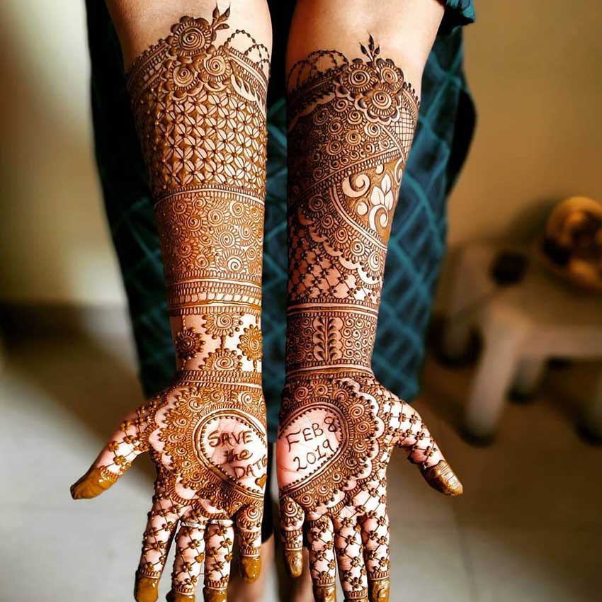 Personalized Mehndi Design 221