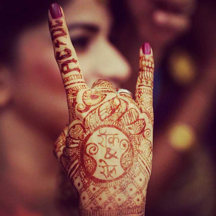 Personalized Mehndi Design 58