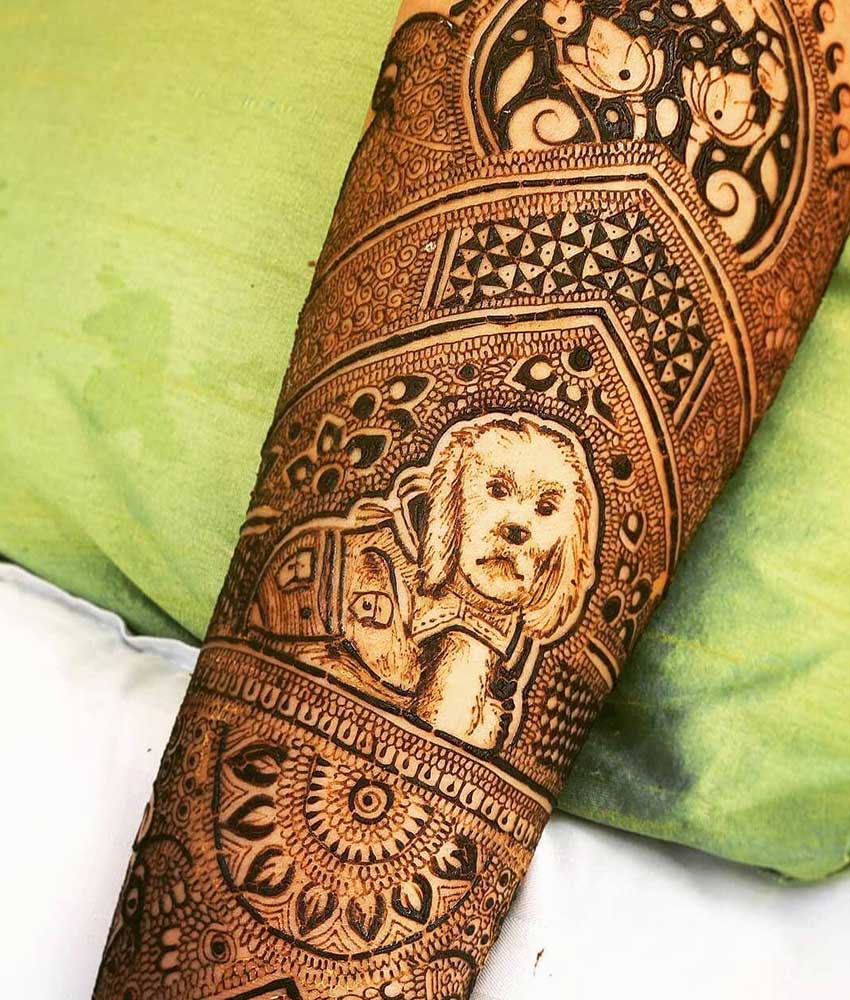 Personalized Mehndi Design 87