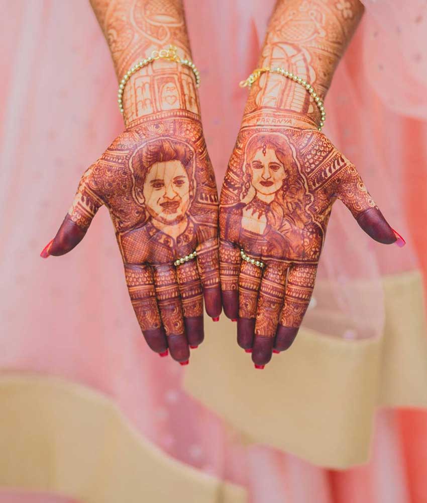 Personalized Mehndi Design 4