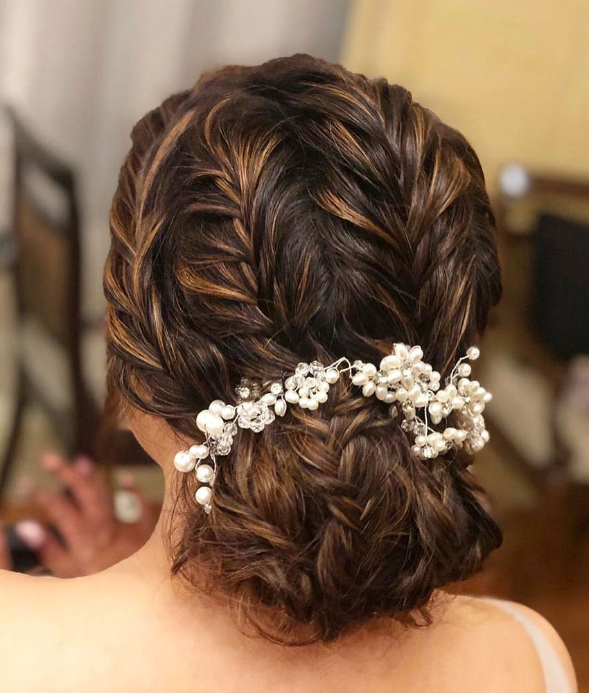 Best Girl Hairstyle Images | Hair puff, Engagement hairstyles, Long hair  wedding styles