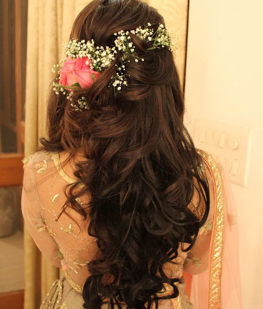 Reception Party hairstyle - kalai_bridal_makeup_artist | Facebook