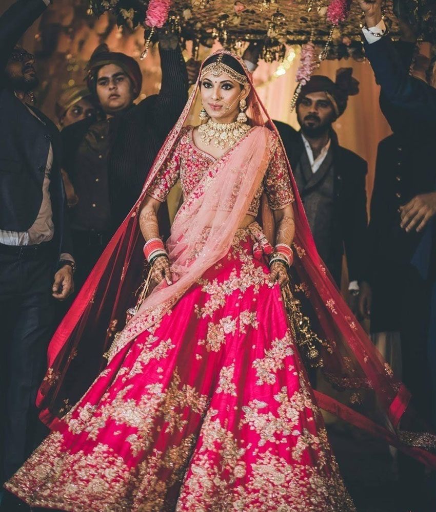 Bridal Lehenga Red Shades 12