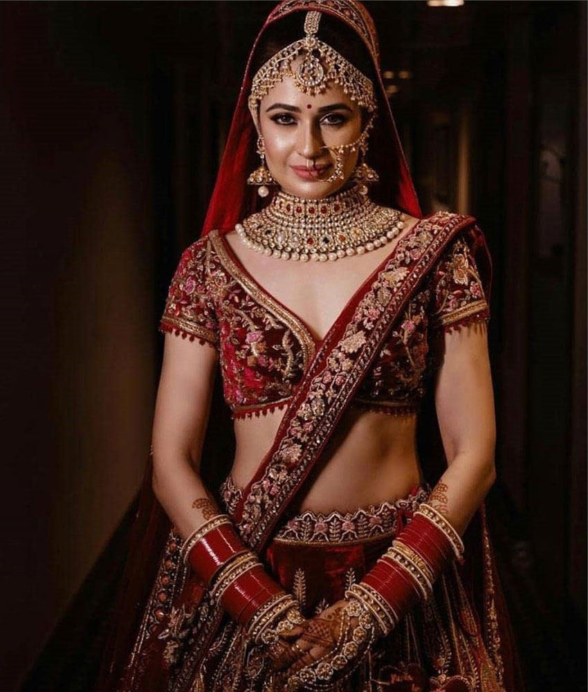 Bridal Lehenga Red Shades 8