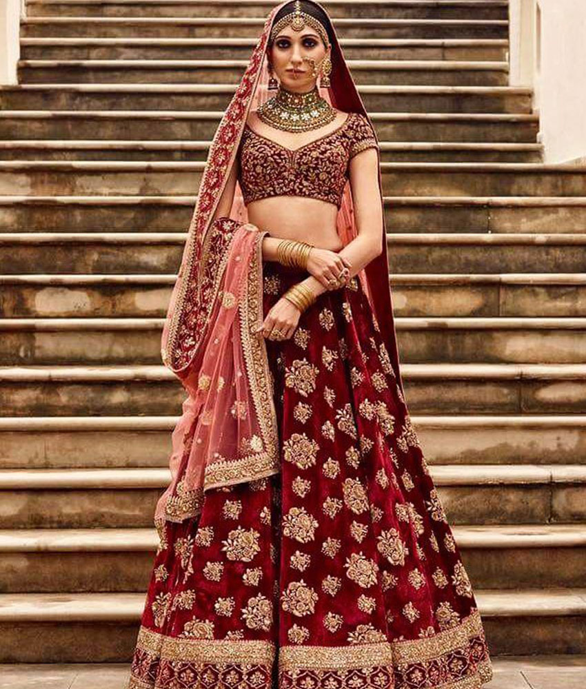 Bridal Lehenga Red Shades 9