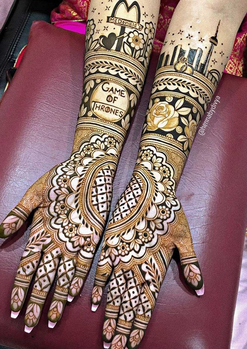 80+ Must-Try Arabic Mehndi Designs