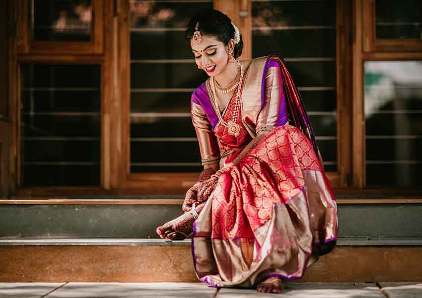 60 Best South Indian Wedding Sarees: Latest Kanjeevaram Silk & Pattu  Designs for Brides to Explore!