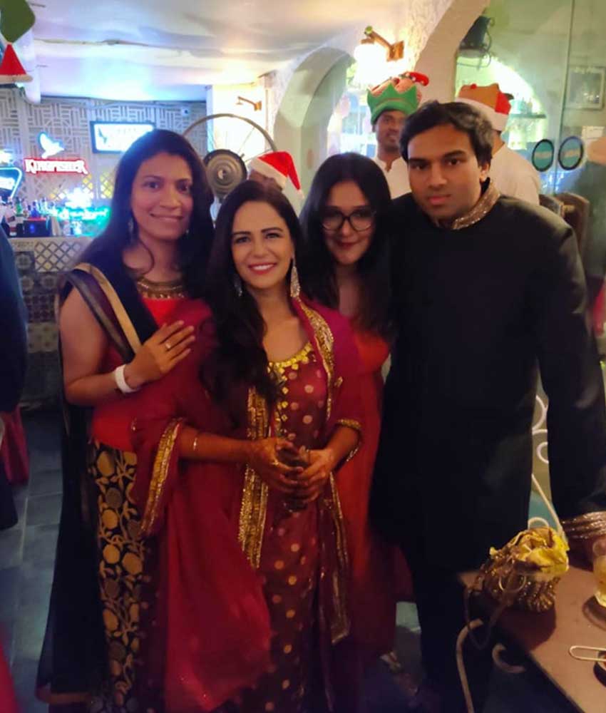 mona singh wedding reception (2)