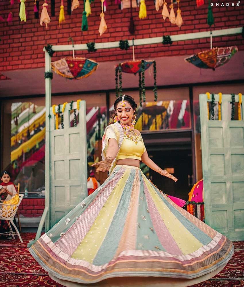 Trending: Shimmery Pastel Lehengas Perfect For Summer Weddings! | Lehenga  designs simple, Indian bridesmaid dresses, Latest bridal lehenga