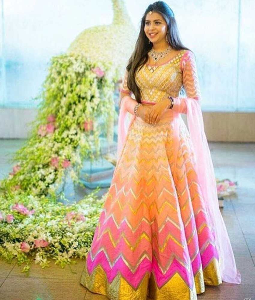 Gorgeous Ombre Lehengas (1)