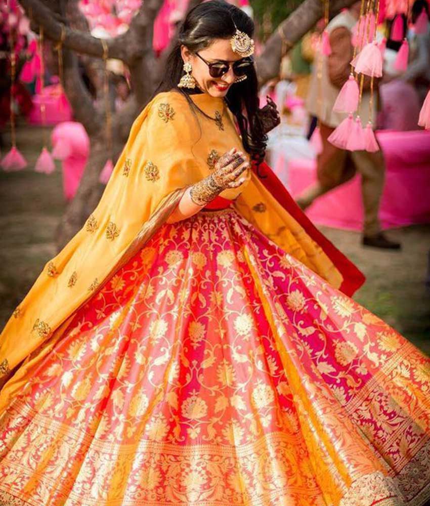 Gorgeous Ombre Lehengas (10)