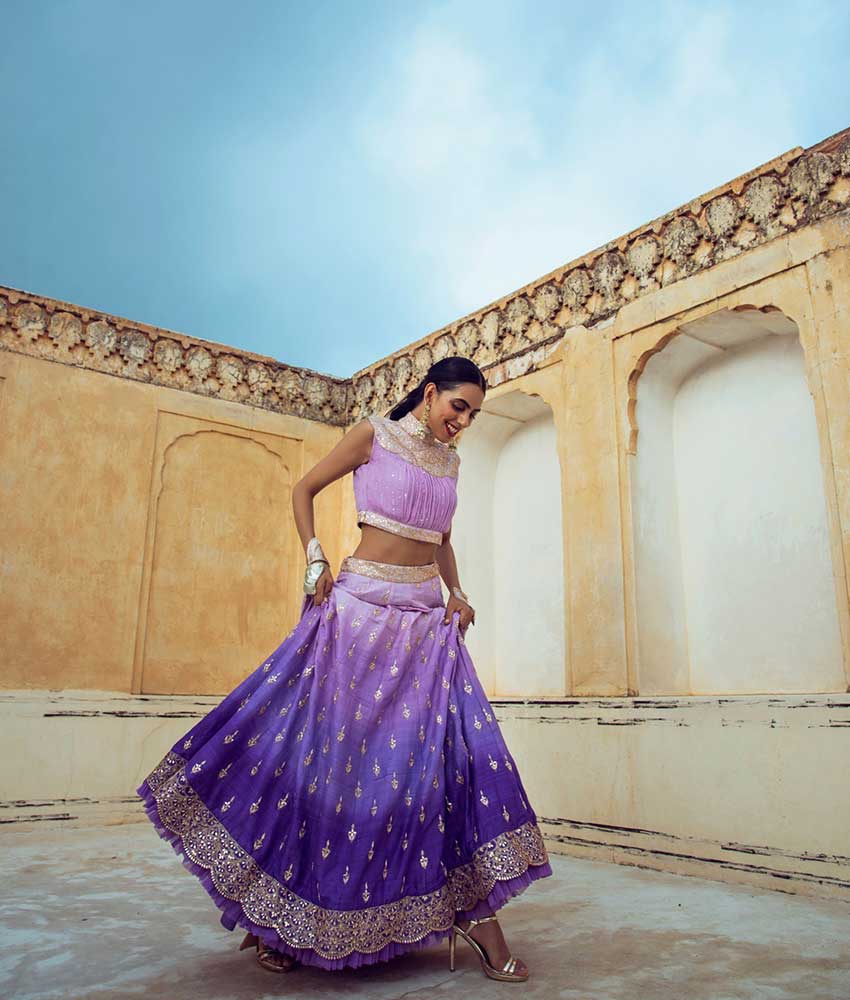 Gorgeous Ombre Lehengas (12)