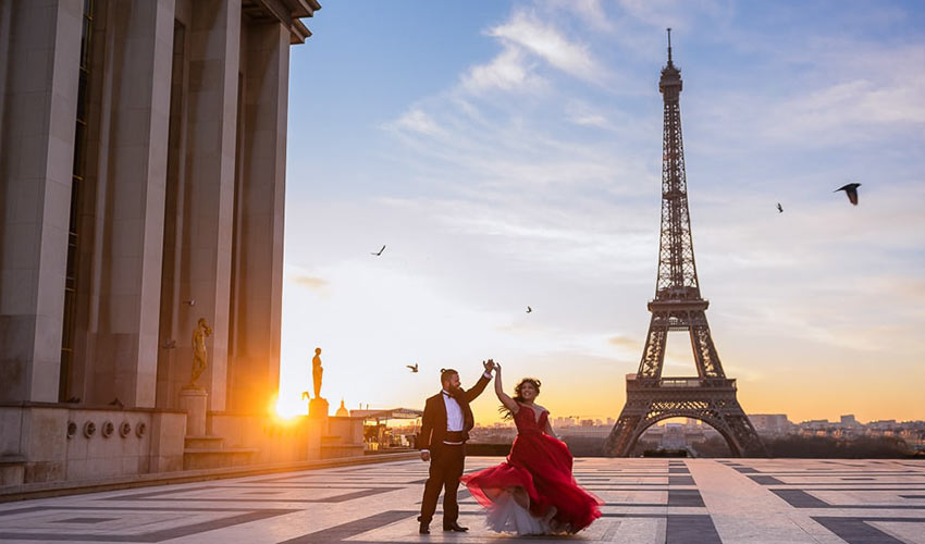 Pre-wedding Shoot locations in paris france