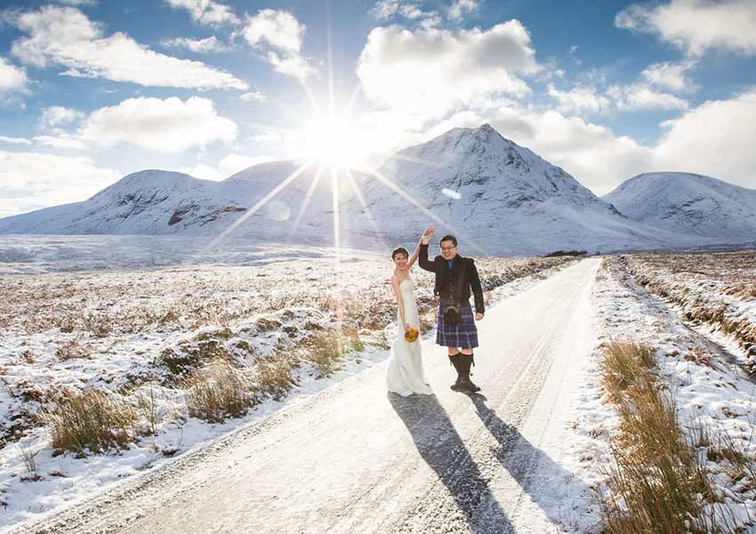 Pre-wedding Shoot locations in scotland