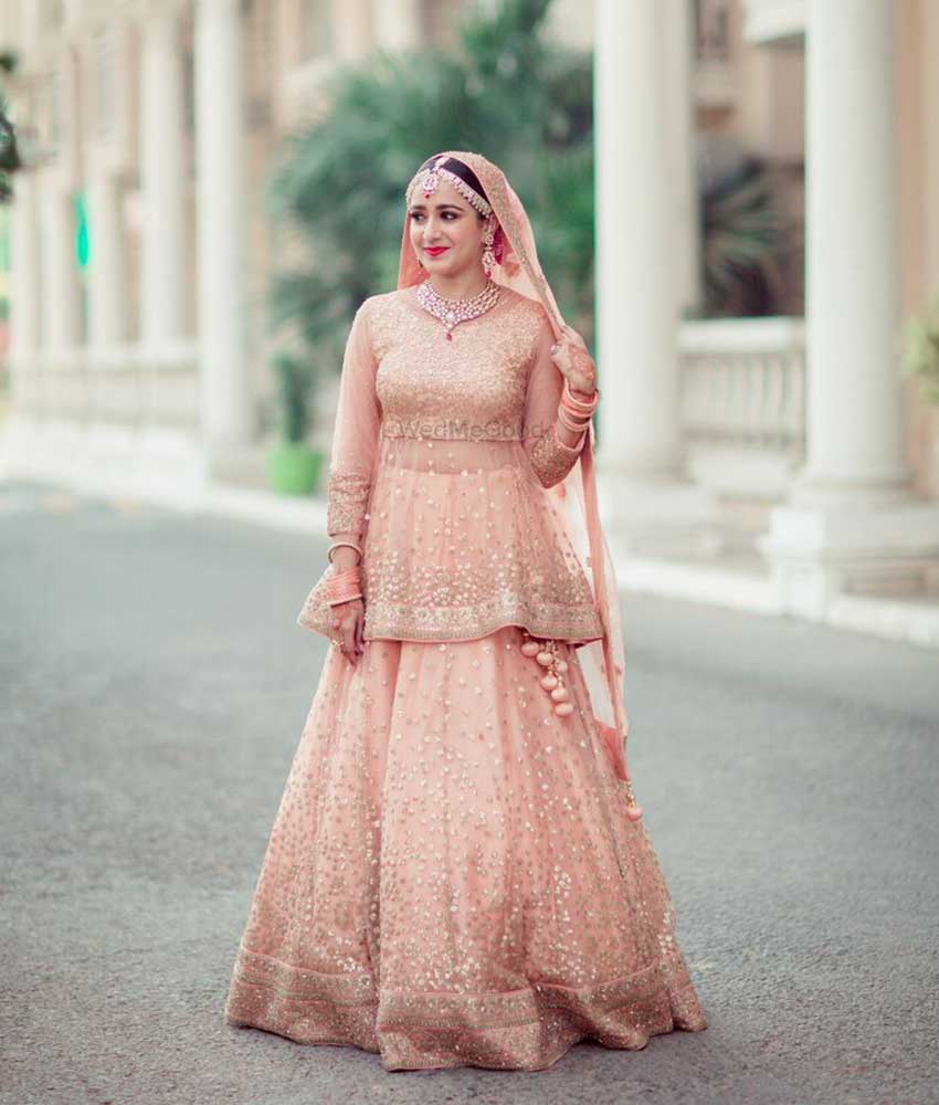 Peplum Bridal Lehengas (2)