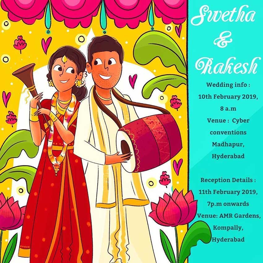 whatsapp wedding invitation ideas (10)