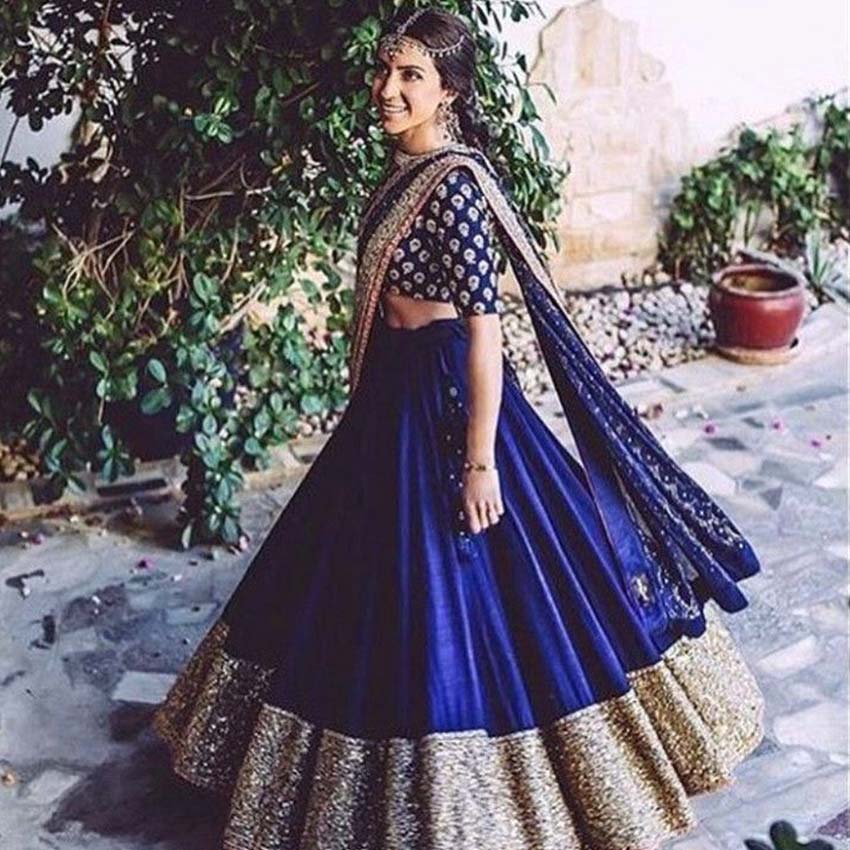 Blue Bridal Outfits (14)