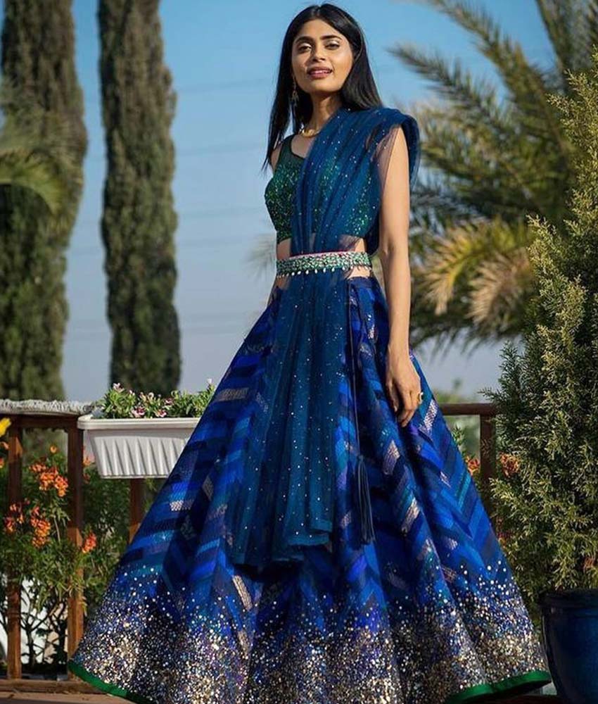 Blue Bridal Outfits (9)