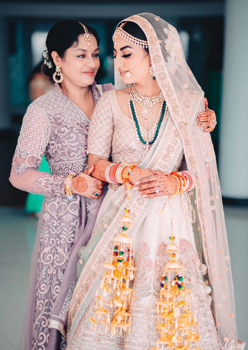 Mother Daughter Lehenga Combo - Evilato Online Shopping