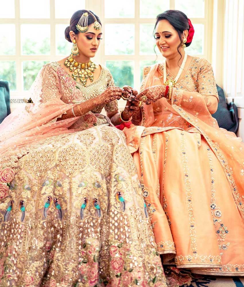 11 Stunning Offbeat Wedding Outfits & Bridal Lehengas that Indian Brides  Wore For Their Lockdown Wedding #BudgetBride - Witty Vows