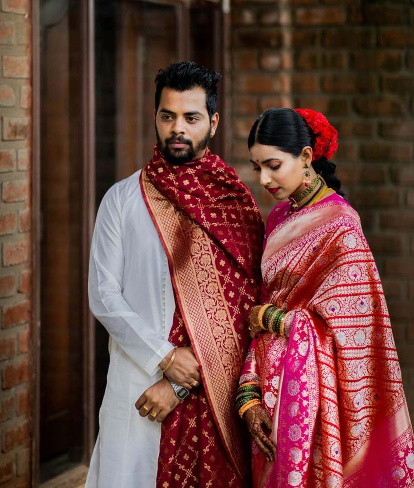 Trend Alert: Simple Bridal Sarees For Weddings In 2023 - Sanskriti Cuttack