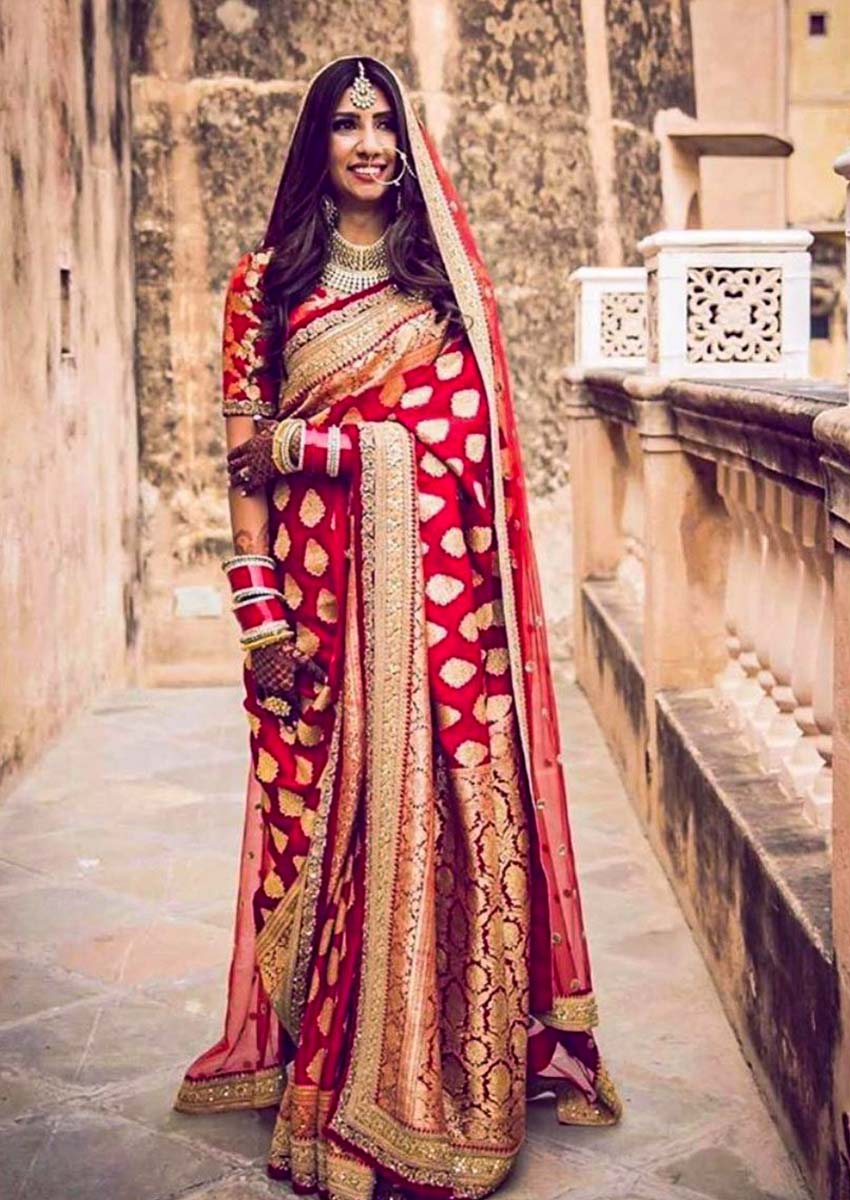 latest wedding sarees collection (9)