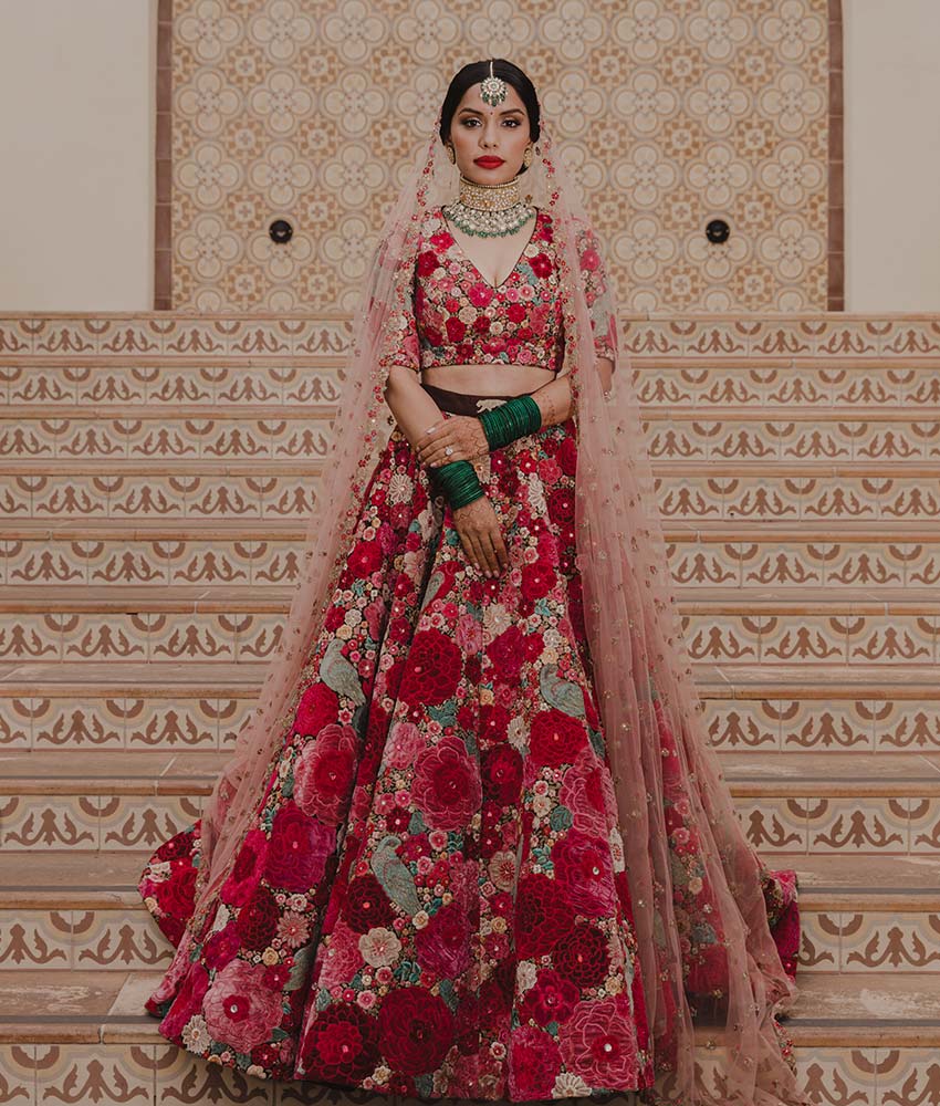 Floral Print Lehenga Collection (10)