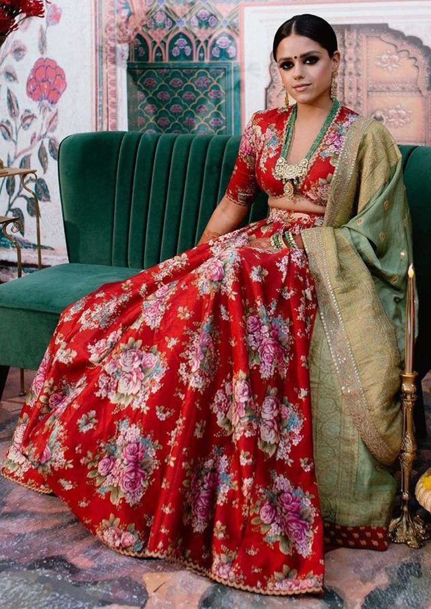 Floral Print Lehenga Collection (3)